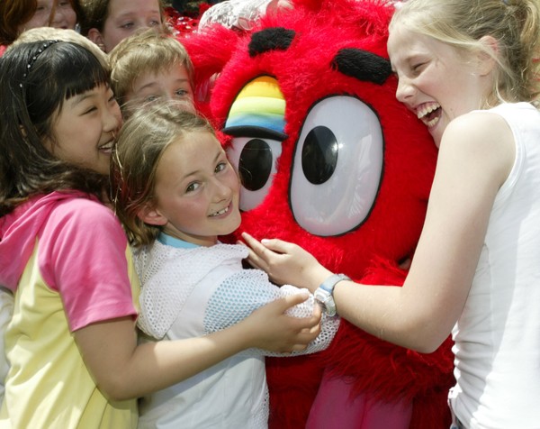 Cookie Muncher with some young friends 